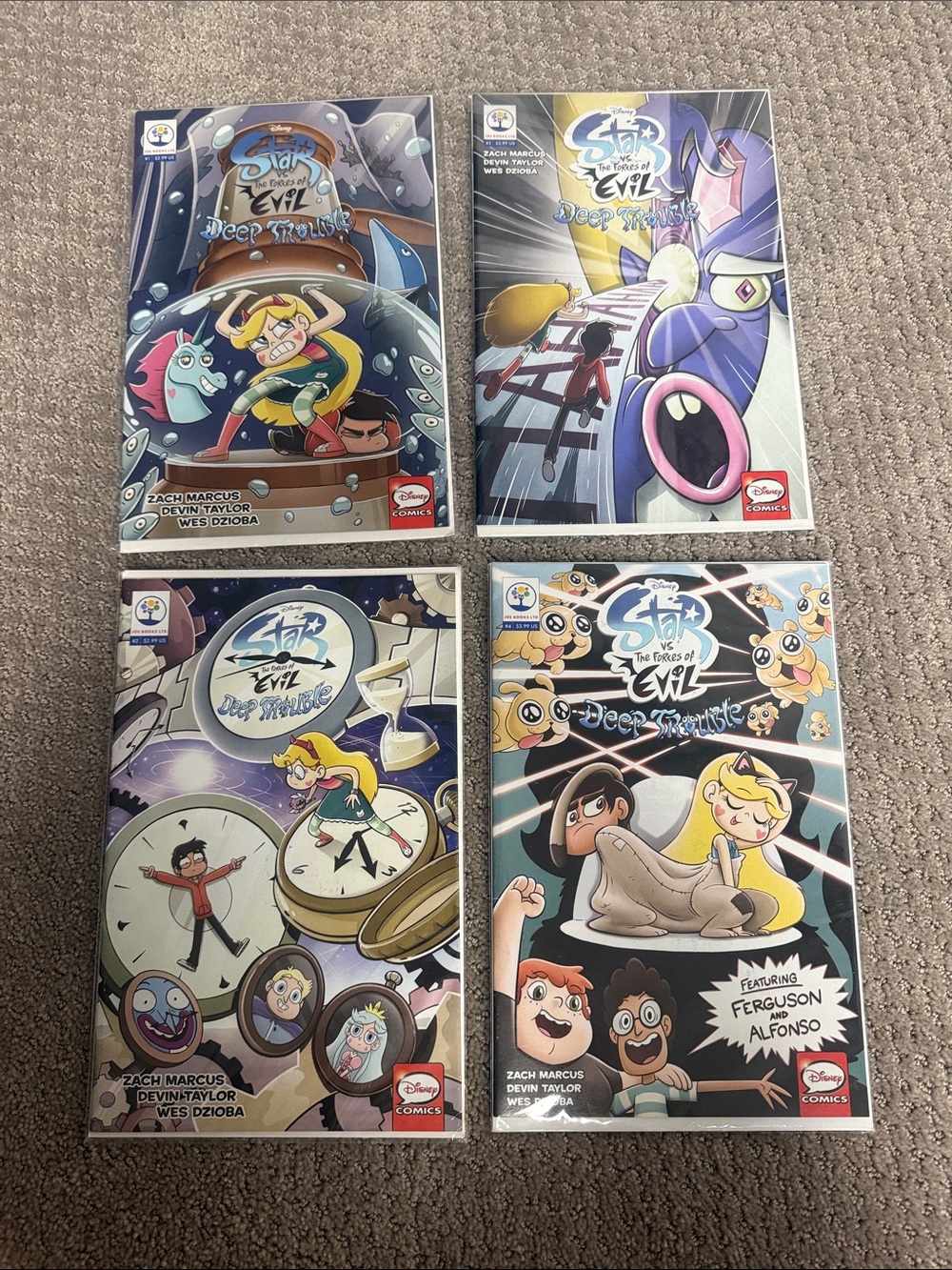 Disney Star vs. the Forces of Evil Deep Trouble Comics 1-4